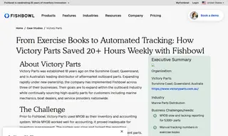 Preview of the Victory Parts Case Study