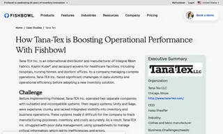 Preview of the Tana-TEX Inc Case Study