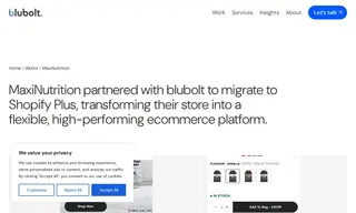 Preview of the MaxiNutrition Case Study