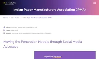 Preview of the Indian Paper Manufacturers Association (ipma) Case Study