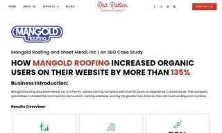 Preview of the Mangold Roofing and Sheet Metal, Inc Case Study