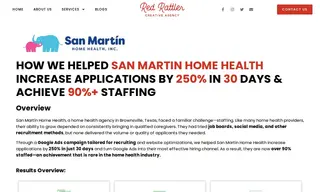 Preview of the San Martin Home Health Case Study