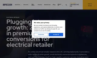 Preview of the UK Online Electrical Retailer (premium Retailer) Case Study