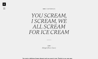Preview of the Häagen-Dazs / Space Case Study