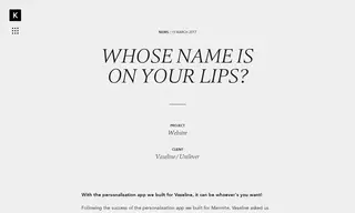 Preview of the Vaseline / Unilever Case Study