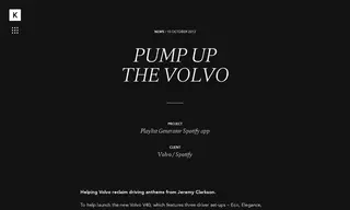Preview of the Volvo / Spotify Case Study