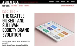 Preview of the Seattle Gilbert & Sullivan Society Case Study