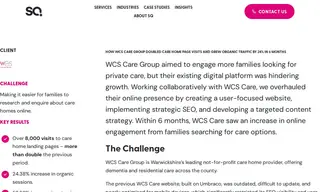 Preview of the WCS Care Group Case Study