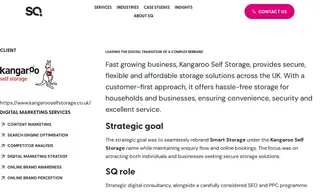 Preview of the Kangaroo Self Storage Case Study