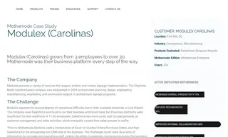 Preview of the Modulex Case Study
