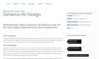 Preview of the DeVance AV Design Case Study