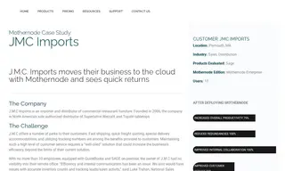 Preview of the J.M.C Imports Case Study