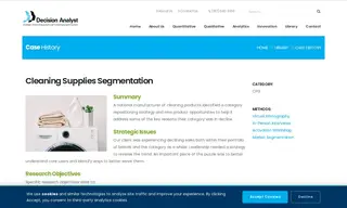 Preview of the National Manufacturer of Cleaning Products Case Study