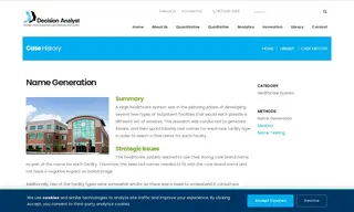 Preview of the Large Healthcare System Case Study