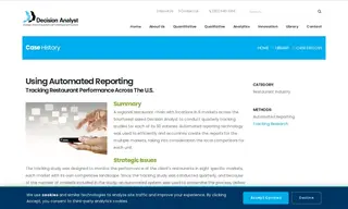 Preview of the Regional Restaurant Chain Case Study