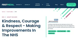 Preview of the NHS Case Study