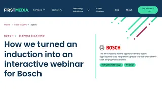 Preview of the Bosch Case Study