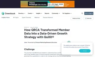 Preview of the QRCA Case Study