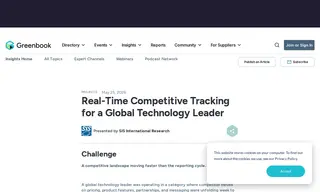 Preview of the Global Technology Leader Case Study