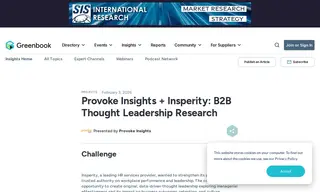 Preview of the Insperity Case Study