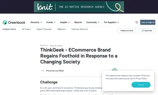 Preview of the ThinkGeek Case Study