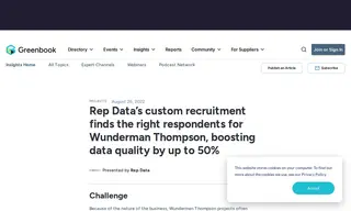 Preview of the Wunderman Thompson Case Study