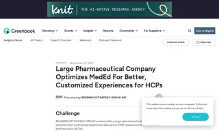 Preview of the Large Pharmaceutical Company Case Study