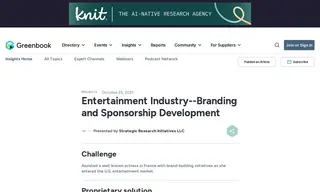 Preview of the Strategic Research Initiatives LLC Case Study