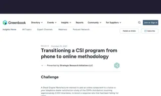 Preview of the Strategic Research Initiatives LLC Case Study
