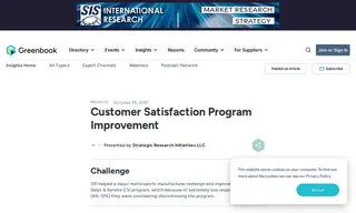Preview of the Strategic Research Initiatives LLC Case Study