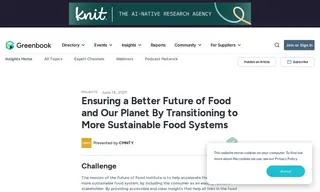 Preview of the Future of Food Institute Case Study