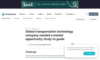 Preview of the Global Transportation Technology Company Case Study