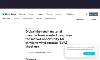 Preview of the Global High-tech Material Manufacturer Case Study
