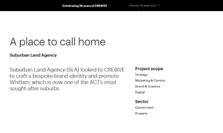 Preview of the Suburban Land Agency Case Study