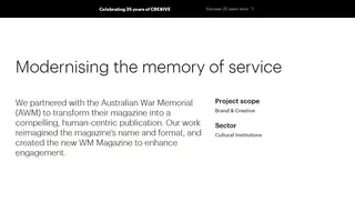 Preview of the Australian War Memorial Case Study
