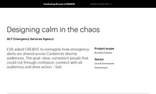 Preview of the ACT Emergency Services Agency Case Study