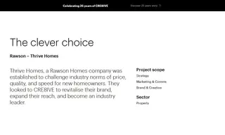 Preview of the Thrive Homes Case Study