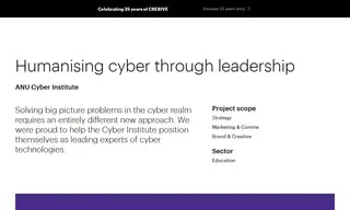 Preview of the ANU Cyber Institute Case Study