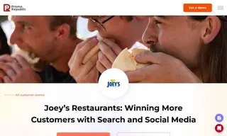 Preview of the Joey’s Restaurants Case Study