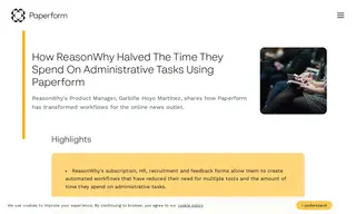 Preview of the ReasonWhy Case Study