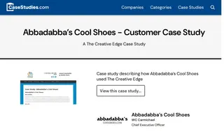 Preview of the Abbadabba’s Cool Shoes Case Study