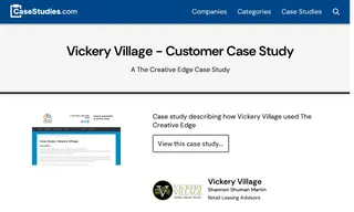 Preview of the Vickery Village Case Study