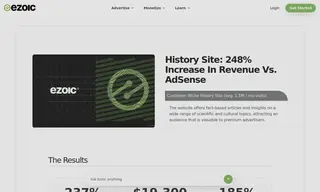 Preview of the Niche History Site Case Study