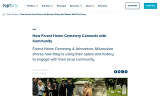 Preview of the Forest Home Cemetery and Arboretum Case Study