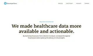 Preview of the Regional Hospital Association Case Study