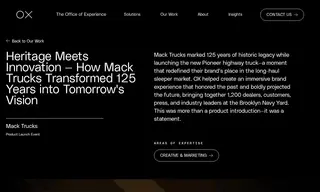 Preview of the Mack Trucks Case Study