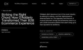 Preview of the D’Addario Case Study