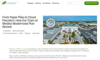 Preview of the Town of Medley, Florida Case Study