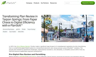 Preview of the City of Tarpon Springs Case Study
