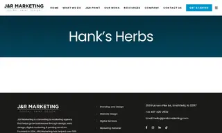 Preview of the Hank’s Herbs Case Study